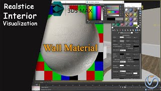 How to Make Realistic Interior Visualization in 3DSMax V-ray | in Hindi | Wall Material