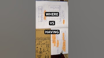 WHERE vs HAVING Clause in SQL #sql #dataanalyst #programming #learncoding