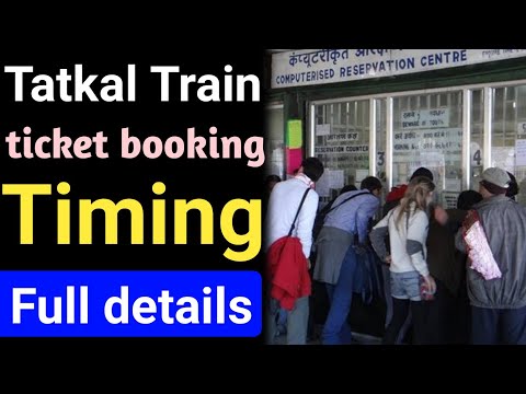 tatkal ticket booking time ?Crazy Wala Tech