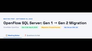 Openflow Gen 1 vs Gen 2