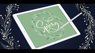 Create Easy Floral Wreaths in Procreate