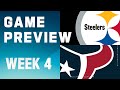 Pittsburgh Steelers vs. Houston Texans | 2023 Week 4 Game Preview