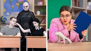 Канцелярия семейки Аддамс - 9 идей / Семейка Аддамс в школе!