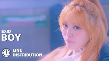 EXID (이엑스아이디) - Boy (Line Distribution)