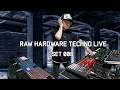RAW HARDWARE TECHNO LIVE | Groovebox Performance with Original Tracks - SET 008