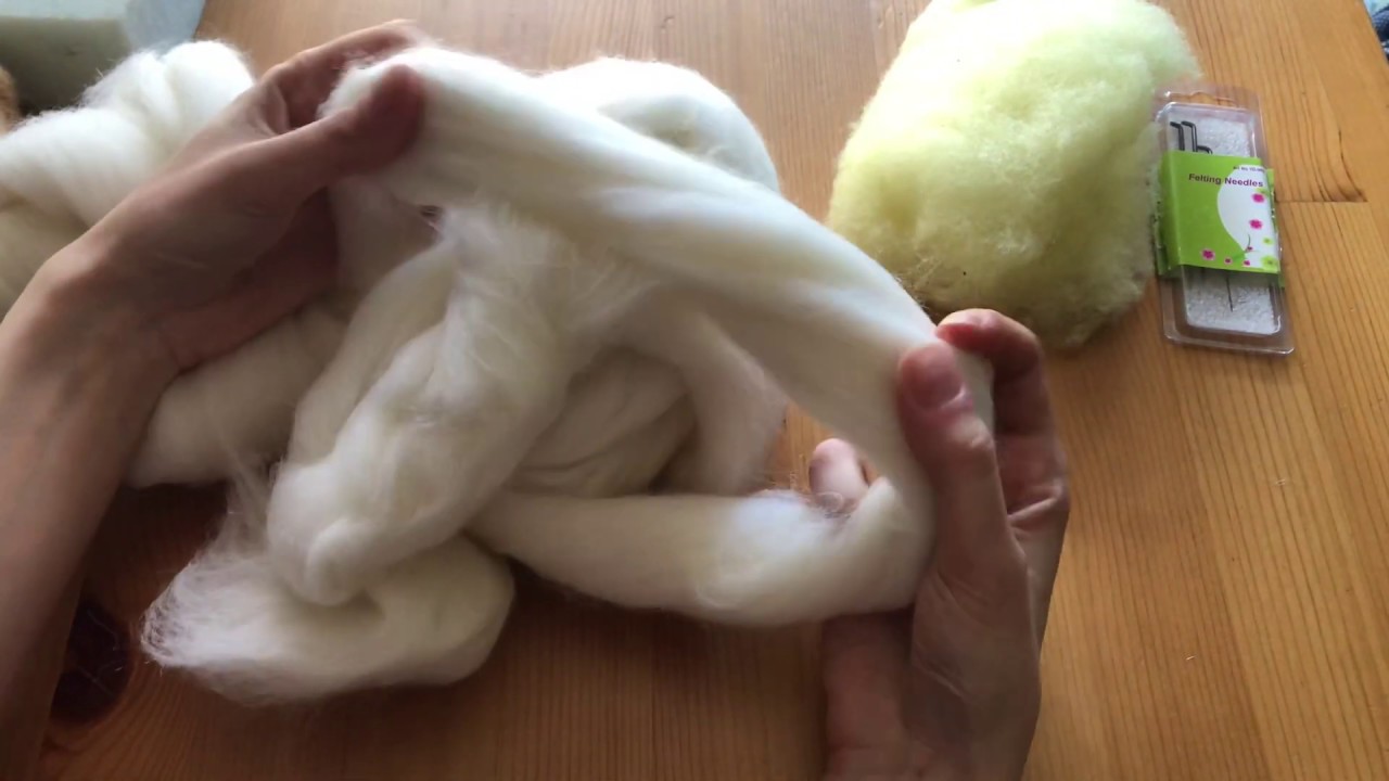 Filcowanie na sucho, lekcja 1 - MATERIAŁY