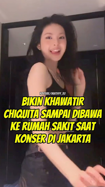 Bikin khawatir, Chiquita BabyMonster sampai dibawa ke rs saat sedang konser di jakarta #kpop #shorts