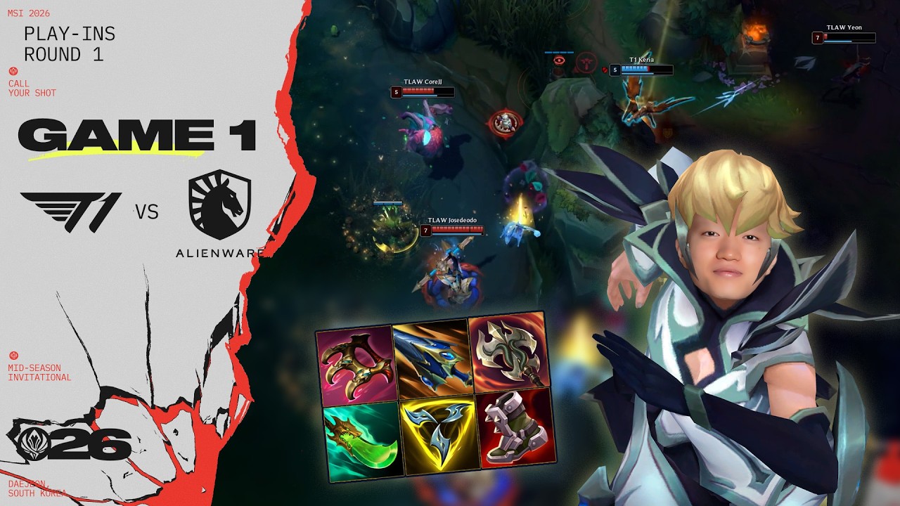 너 서폿이잖아... | T1 vs TLAW 게임 1 하이라이트 | MSI 2026