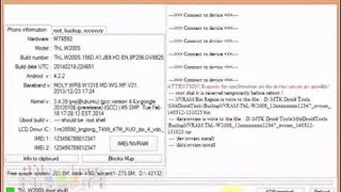 NVRAM Backup MT6592 MT6582 MT6589 China Phone with MTK Droid Tools