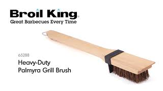 Broil King Grill Brush - Tri-Head - Twisted Palmyra