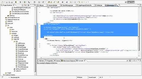 Java Spring - MVC Music Store -22-Final updates to Navigation and Site Design.m4v