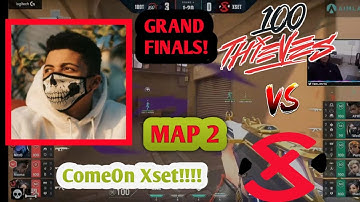 Myth Reacts to 100T  Vs  XSET !! GRAND FINALS!!! MAP 2   Challengers 2