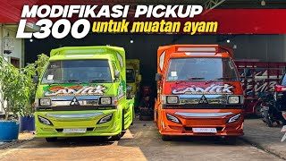 MODIFIKASI PICKUP L300 LOSBAK UNTUK MUATAN AYAM⁉️
