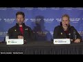 Billie Jean King Cup - Canada vs Belgium - April 14 - Ysaline Bonaventure and Wim Fissette