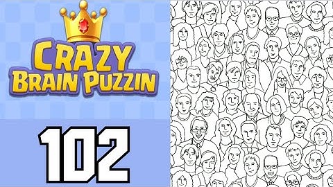 Crazy Brain Puzzle Level 102 Find Smiling Face | Game Walkthrough