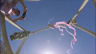 super slow mo blowgun vs silly string