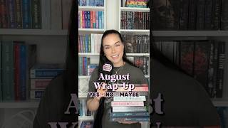August reading wrap-up📖 #booktube #booktok #books #readingwrapup #bookrecs