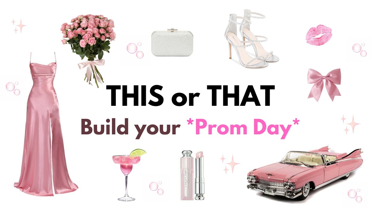 Prom Day never got better... | Dream Prom Day | Build Your Prom | THIS or THAT Aesthetic quiz 🫧