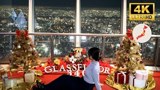 【4K HDR 】Enjoy the Christmas illuminations  at Tokyo Sky Tree:*+　Tokyo,Asakusa&Oshiage