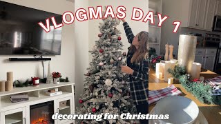 DECORATING THE HOUSE FOR CHRISTMAS, new Christmas decor haul + making lasagna soup l VLOGMAS DAY 1 by Keisha Pettway 360 views 4 months ago 25 minutes