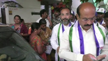 Kurnool YSRCP MLA Candidate Hafeez khan & SV Mohan Reddy in election campaign