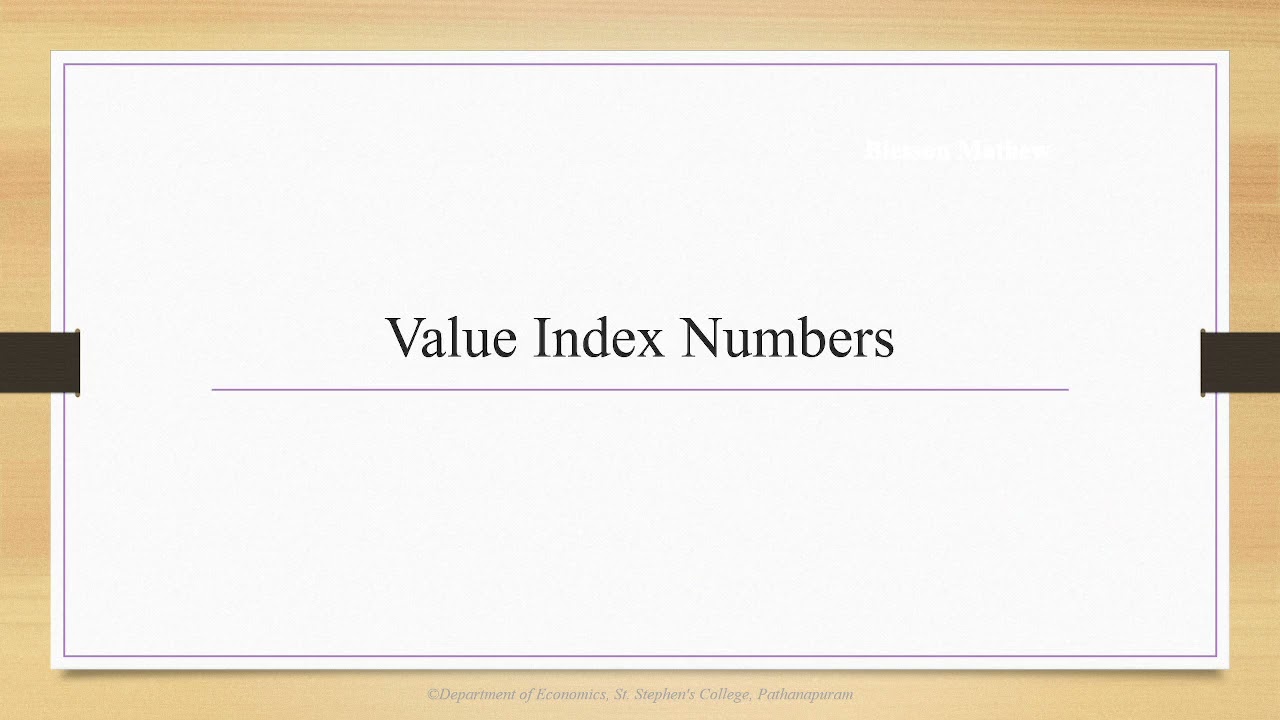 Quantity Index Numbers | Statistical Methods for Economics | B A Economics | University of Kerala