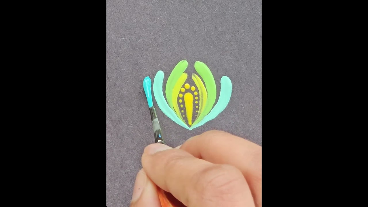 Mandala brush strokes 