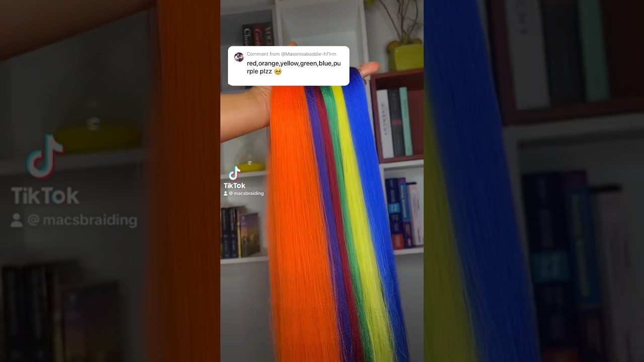 DIY BRIGHT CUSTOM COLOR BRAIDING BLEND 
