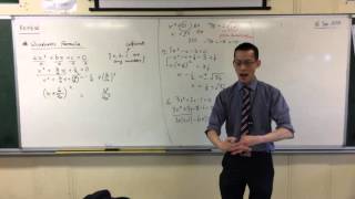 Deriving the Quadratic Formula