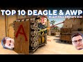 ABSOLUTELY OUTPLAYED! 💥 - Top 10 DEAGLE & AWP Plays of BLAST Fall Groups 2021