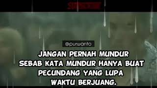 Story wa kata'motivasi|| jangan pernah mundur