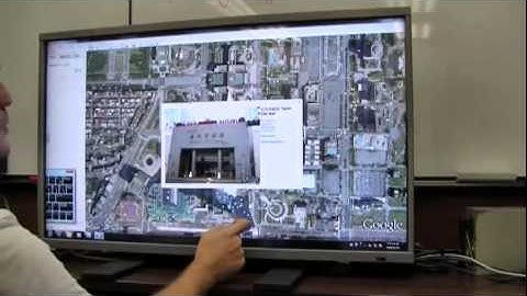 Albatron 42-inch optical touch monitor