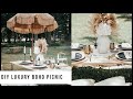 DIY LUXURY PICNIC SETUP | How to throw a luxury picnic