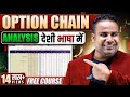 Option chain analysis free course hindi   strike price    sagar sinha