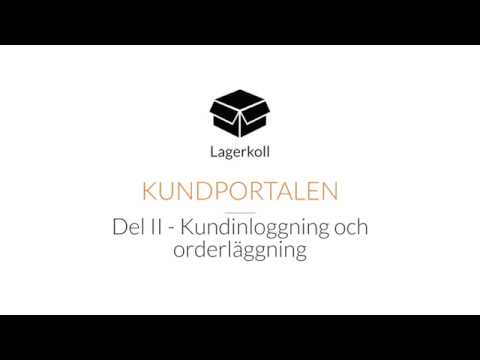 Kundportalen del II