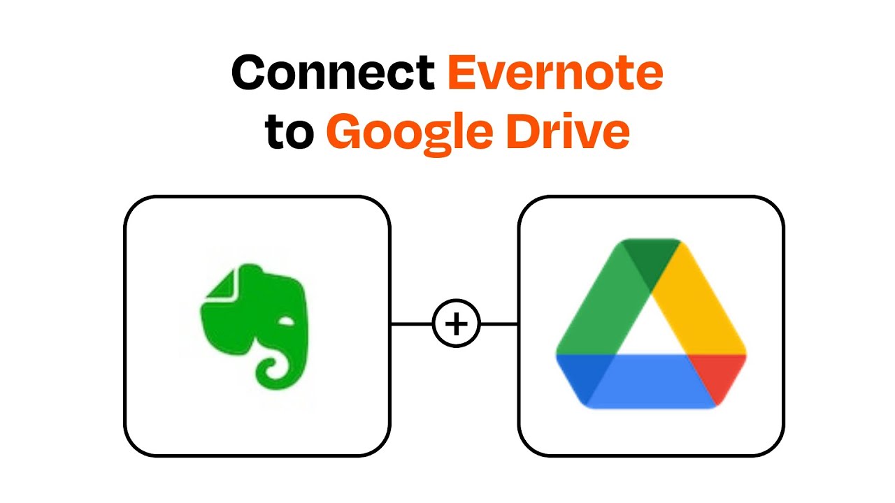 How to connect Evernote to Google Drive - Easy Integration - YouTube