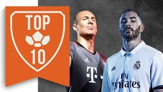 Top 10 Best Kits of the 2016/17 Season