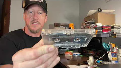 Recording onto a blank cassette that does not have security tabs #cassette #cassettetape #cassettes