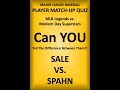 MLB Player Match-up Quiz Chris Sale vs. Warren Spahn #mlbshorts #mlbquiz