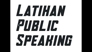 Latihan Public Speaking