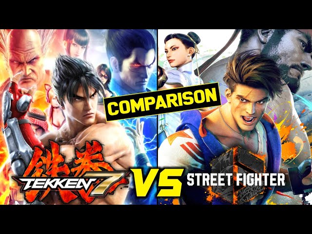 Street Fighter 6 VS Tekken 7 Mega Comparison! 😱Shocking