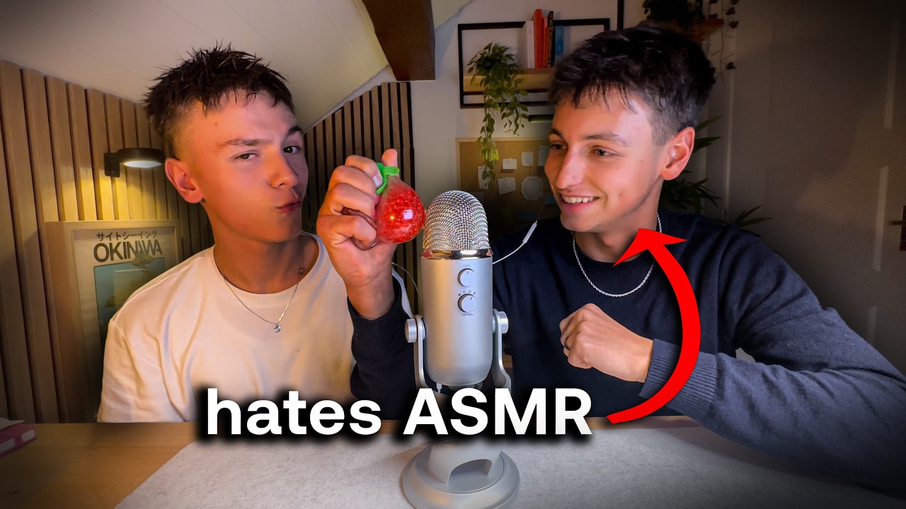 ASMR but my Best Friend Has No Idea What He’s Doing 😂🎧