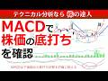 MACDでわかる株価が底打ちするパターン