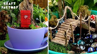 Enchanting Miniature Worlds: Crafting Tiny Fairy Gardens! | Craft Factory