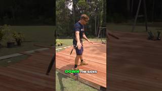 How To Build A Ground Deck On A Slope: Finishing the Fascia  #diy #woodworking #tools