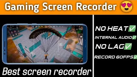 Best Gaming Screen Recorder For Android With Internal Audio [ No watermark, No lag ] #SLOWXGAMING