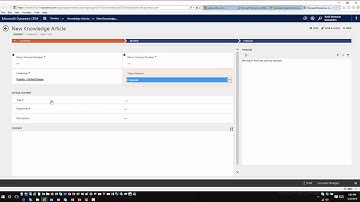 Dynamics CRM 2016 New Knowledge Base  Articles