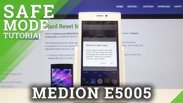 How to Activate Safe Mode in MEDION E5005 - Troubleshooting Module