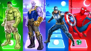 Telis Hop EDM \& Phonk Rush - Hulk vs Thanos vs Captain America vs Spider-Man