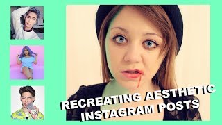 HOW TO HAVE AN AESTHETIC INSTAGRAM | Recreating YouTuber Instagram Posts